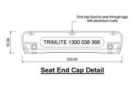 Seat End Cap Detail